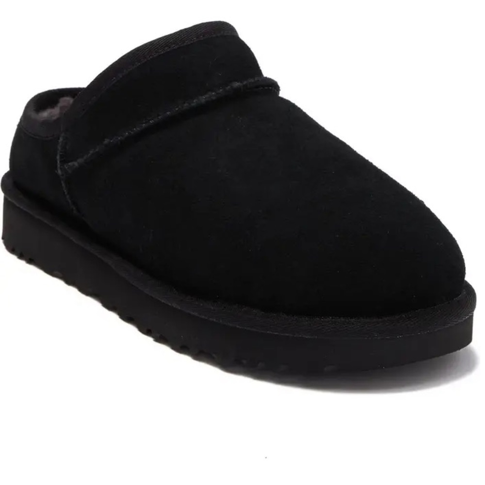 Black Ugg Slippers Size 8